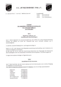 Protokoll Mitgliederversammlung von 05.04.17 inkl. Unterschriften