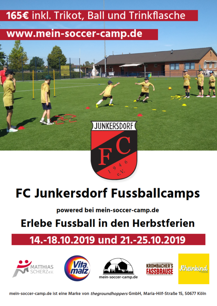 Herbstcamps beim FC Junkersdorf Herbstcamps beim FC Junkersdorf